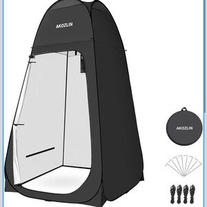 Akozlin Black Outdoor Pop-Up Tent